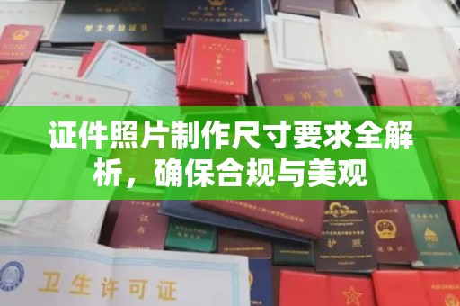 衢州证件照片制作尺寸要求全解析，确保合规与美观