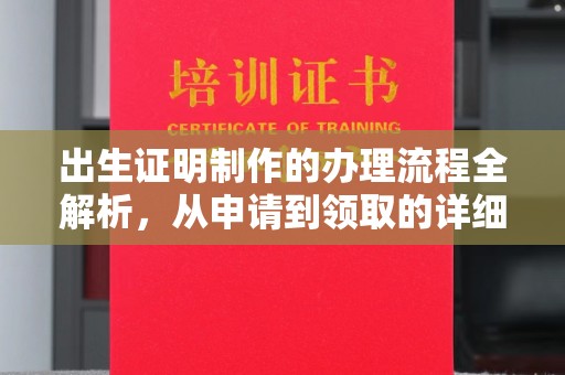 衢州出生证明制作的办理流程全解析，从申请到领取的详细指南