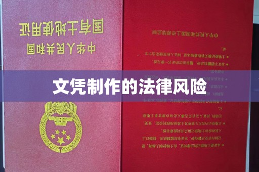衢州文凭制作的法律风险