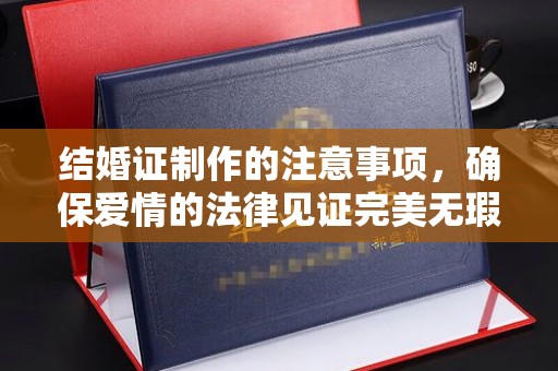 衢州结婚证制作的注意事项，确保爱情的法律见证完美无瑕