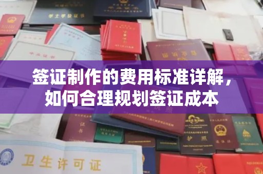 衢州签证制作的费用标准详解，如何合理规划签证成本